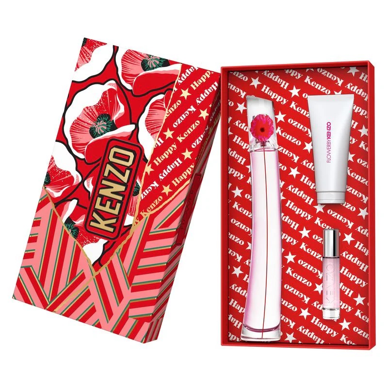 Flower By Kenzo Poppy Bouquet Sada Parfumovaná Voda 100ml + Telové Mlieko 75ml + Parfumovaná Voda 10ml