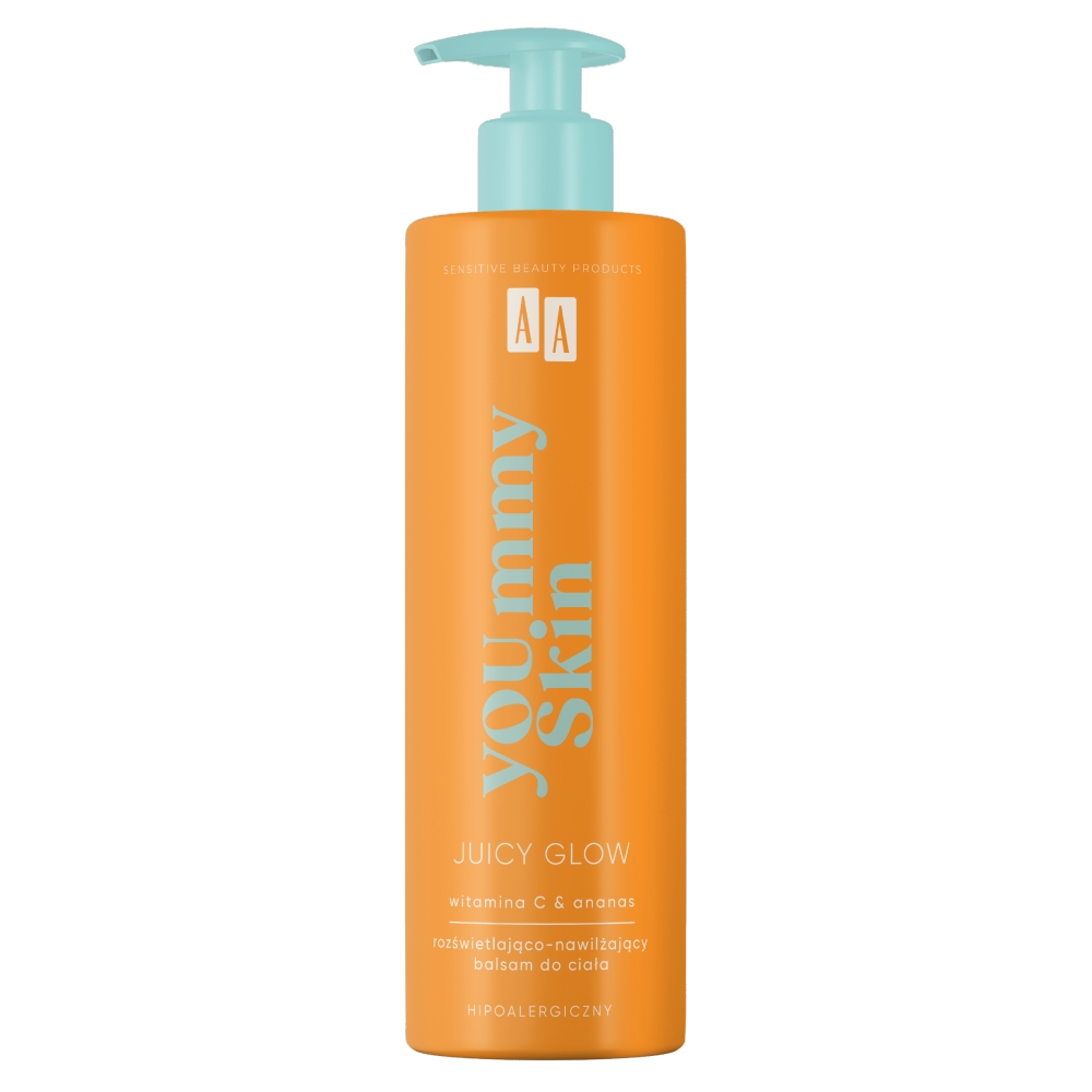 YOU.Mmy Juicy Glow Rozjasňujúce A Hydratačné Telové Mlieko 400ml