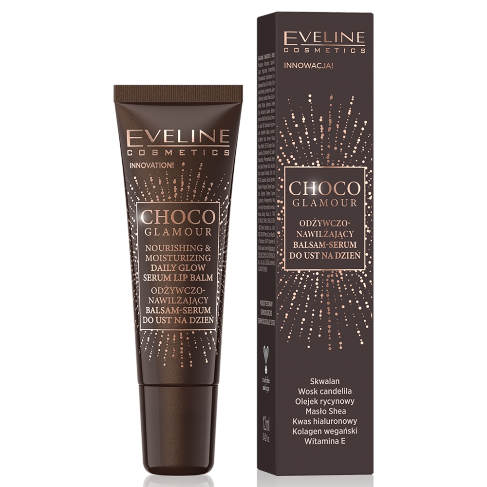 Choco Glamour Vyživujúci A Hydratačný Denný Balzam Na Pery - Sérum 12ml