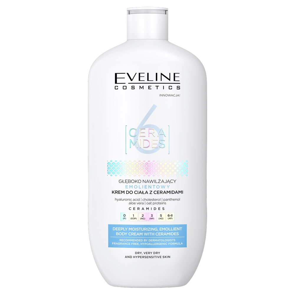 6 Ceramides Hĺbkovo Hydratačný Zvláčňujúci Telový Krém 350ml