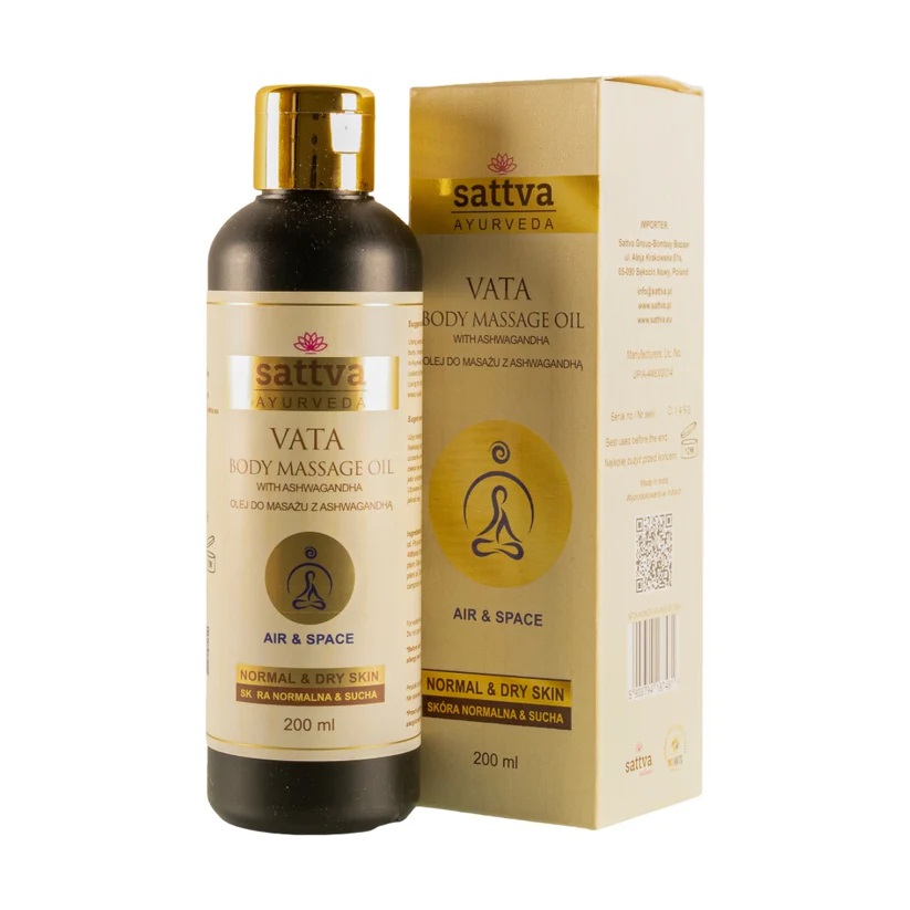 Body Massage Oil Ajurvédsky Masážny Olej Vata 200 Ml