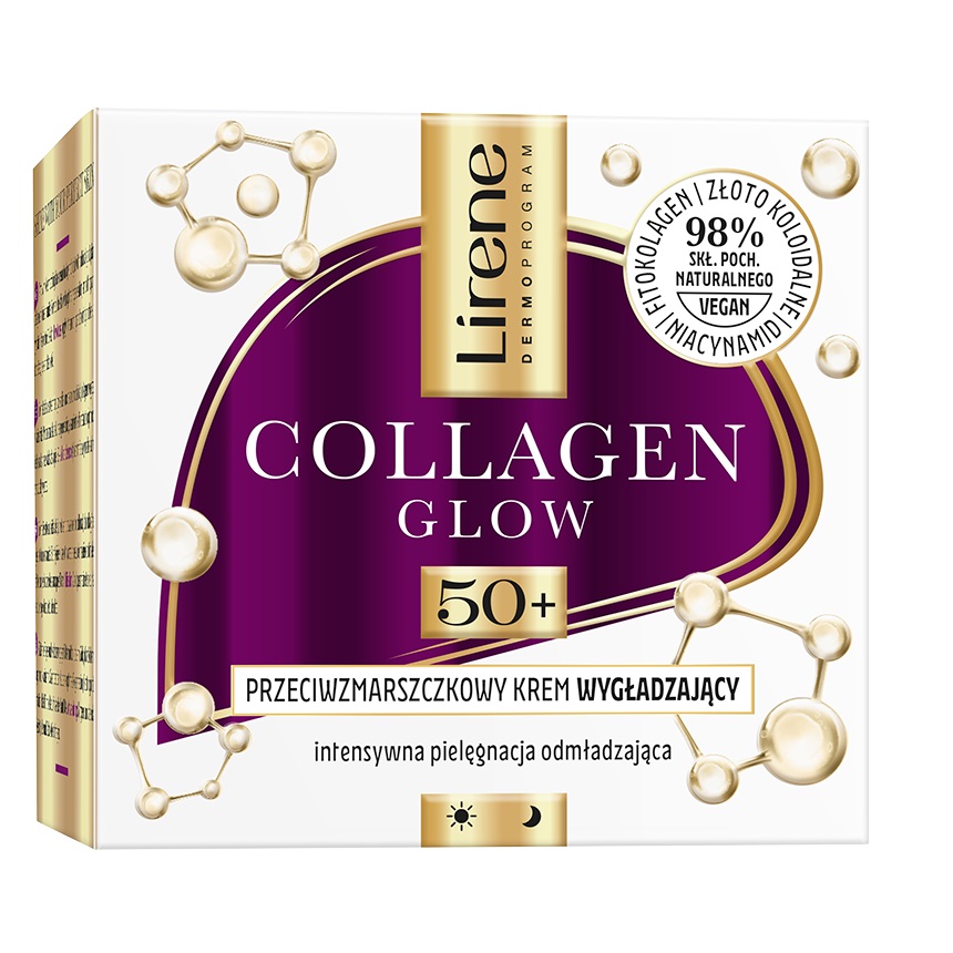 Vyhladzujúci Krém Proti Vráskam Collagen Glow 50+ 50ml