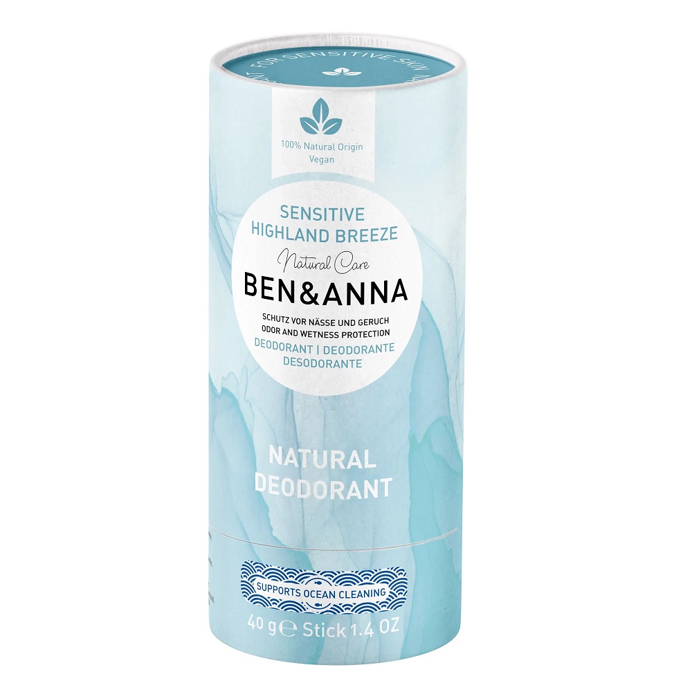 Prírodný Dezodorant Bez Sódy Sensitive Highland Breeze 40g