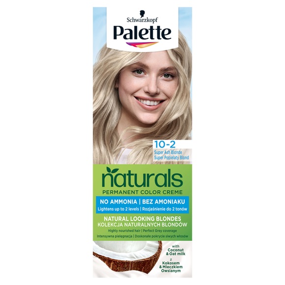 Permanent Naturals Color Creme Go Blonde Zosvetľujúca Farba Na Vlasy 10-2 Super Ash Blonde
