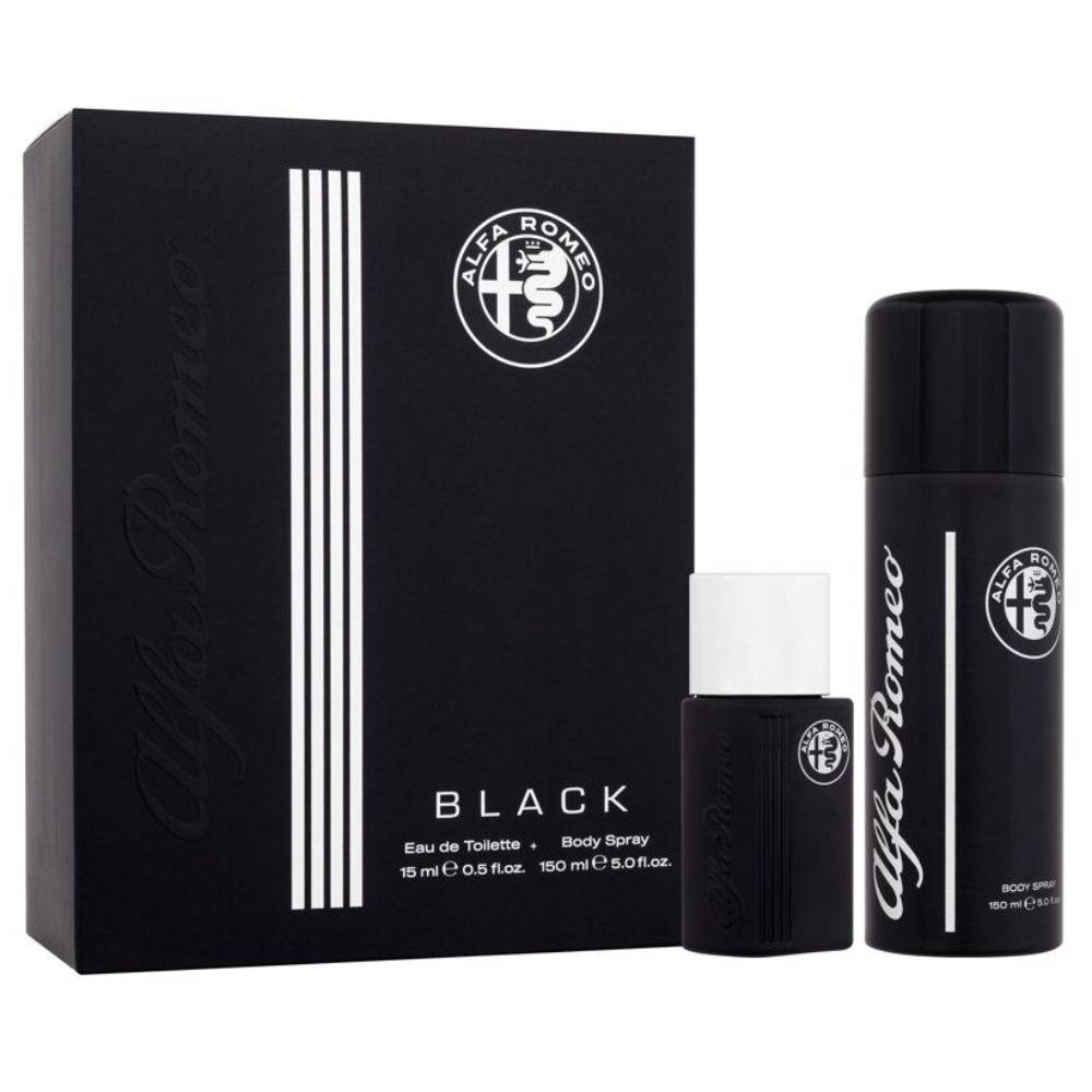 Black Set ČIerna Sada: Toaletná Voda V Spreji 15 Ml + Parfumovaný Telový Sprej 150 Ml