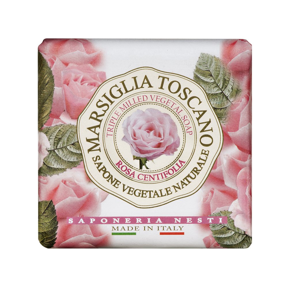 Marsiglia Toscano Rosa Centifolia Prírodné Toaletné Mydlo 200g