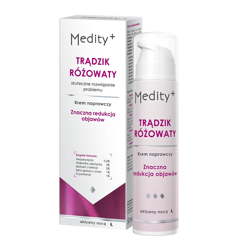 Trądzik Różowaty Regeneračný Nočný Krém 50ml