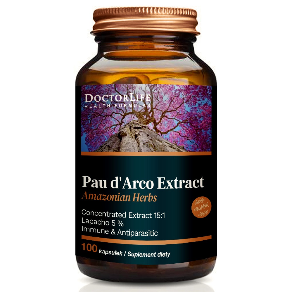 Pau D'Arco Extrakt Extrakt Z Vnútornej Kôry 3750 Mg Doplnok Stravy 90 Kapsúl