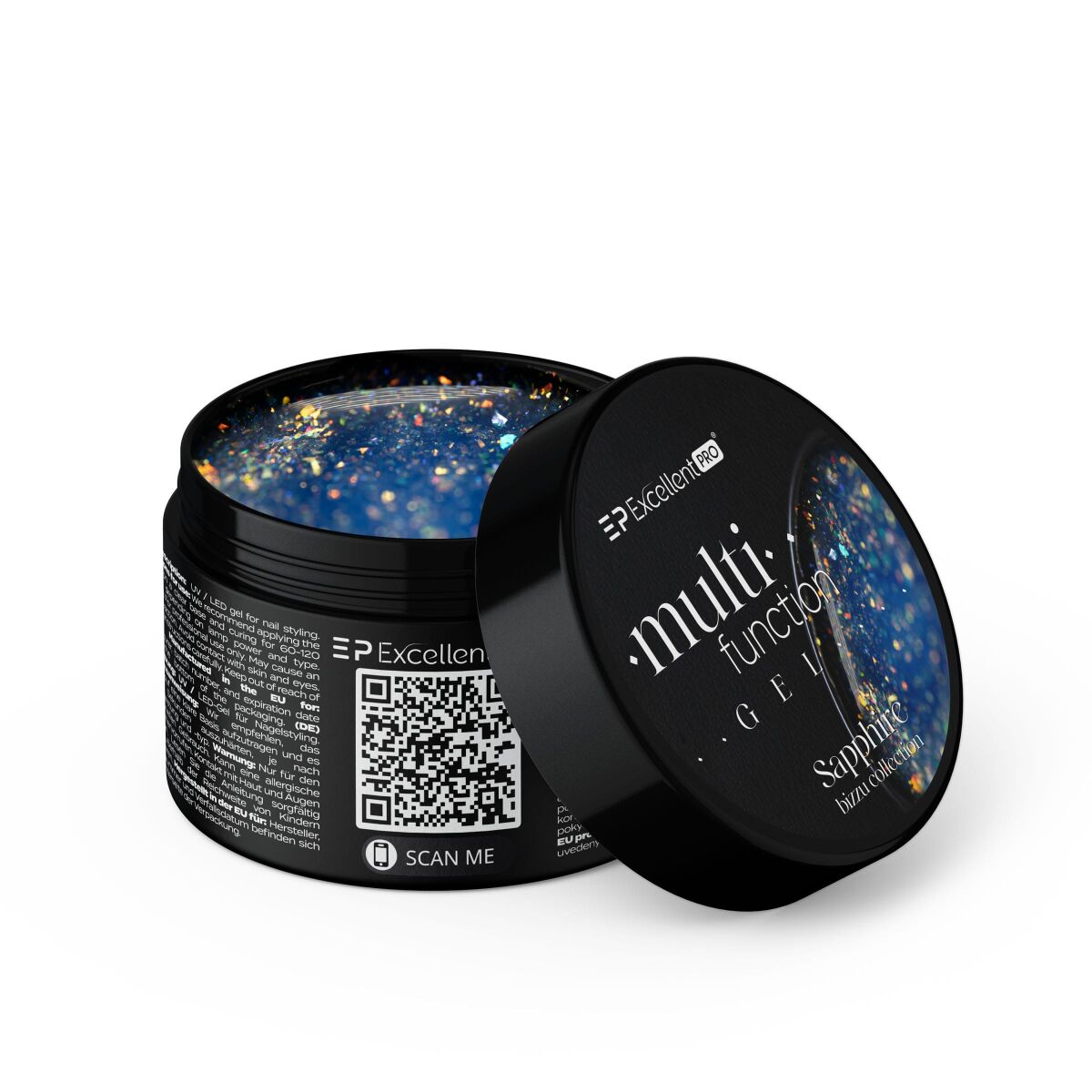 Multifunction Gel Sapphire 15g Multifunkčný Gél Na Budovanie Nechtov Sapphire 15 G