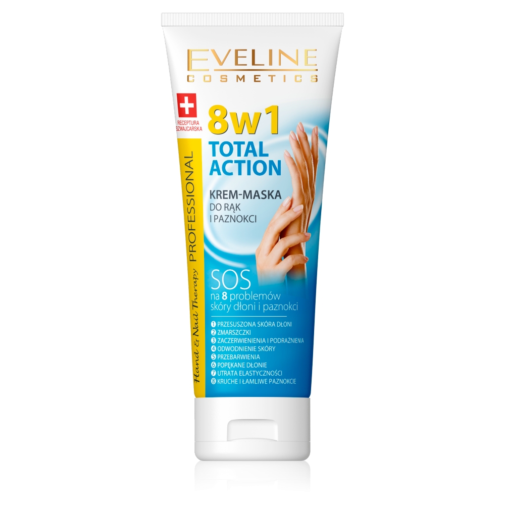 Handamp;Nail Therapy Total Action 8v1 Krém-maska Na Ruky A Nechty 75ml