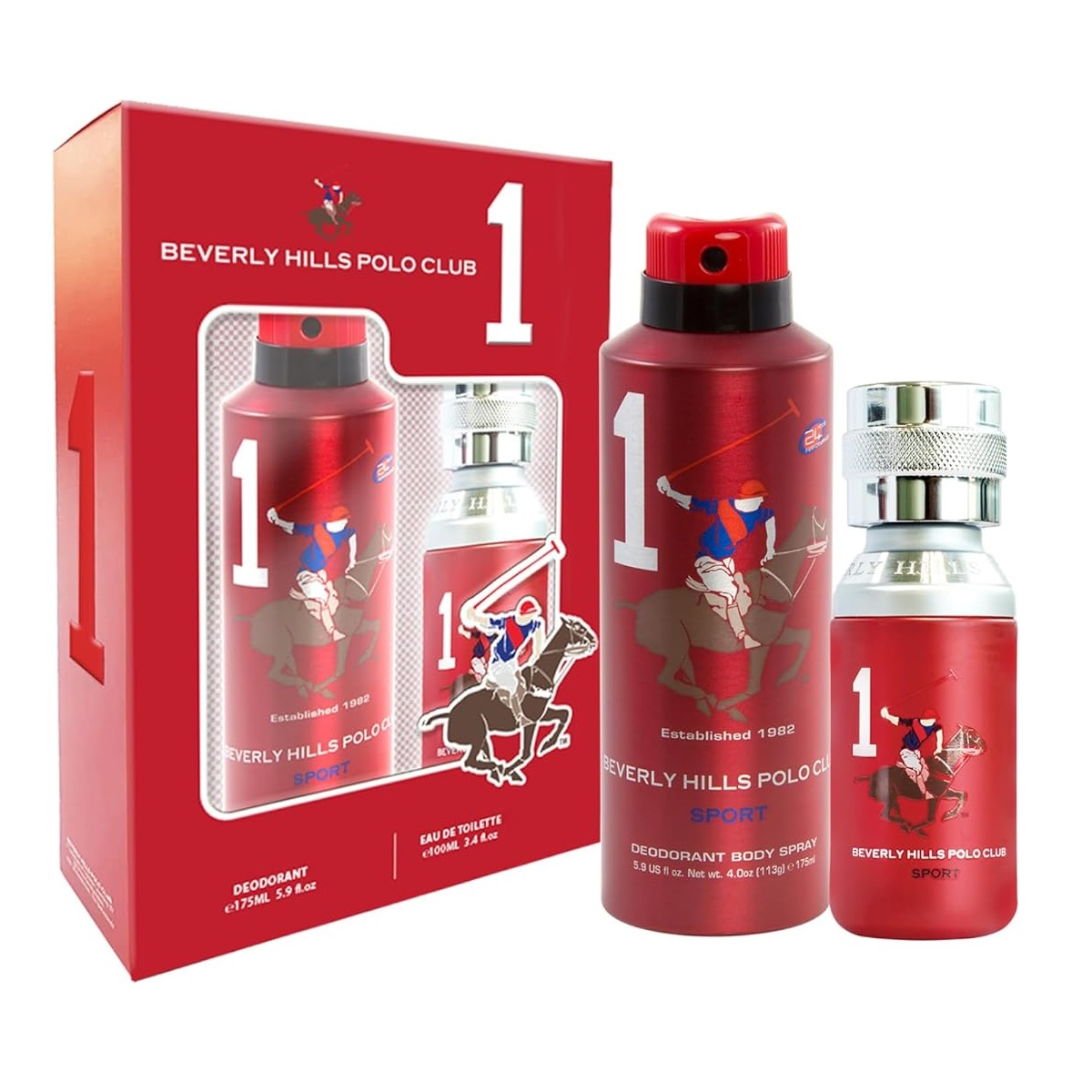 Men Sport One Set Toaletná Voda V Spreji 100ml + Dezodorant V Spreji 175ml