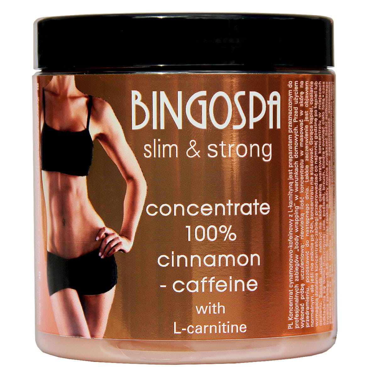 Slim & Strong 100% šKoricovo-kofeínový Koncentrát S L-karnitínom 250g
