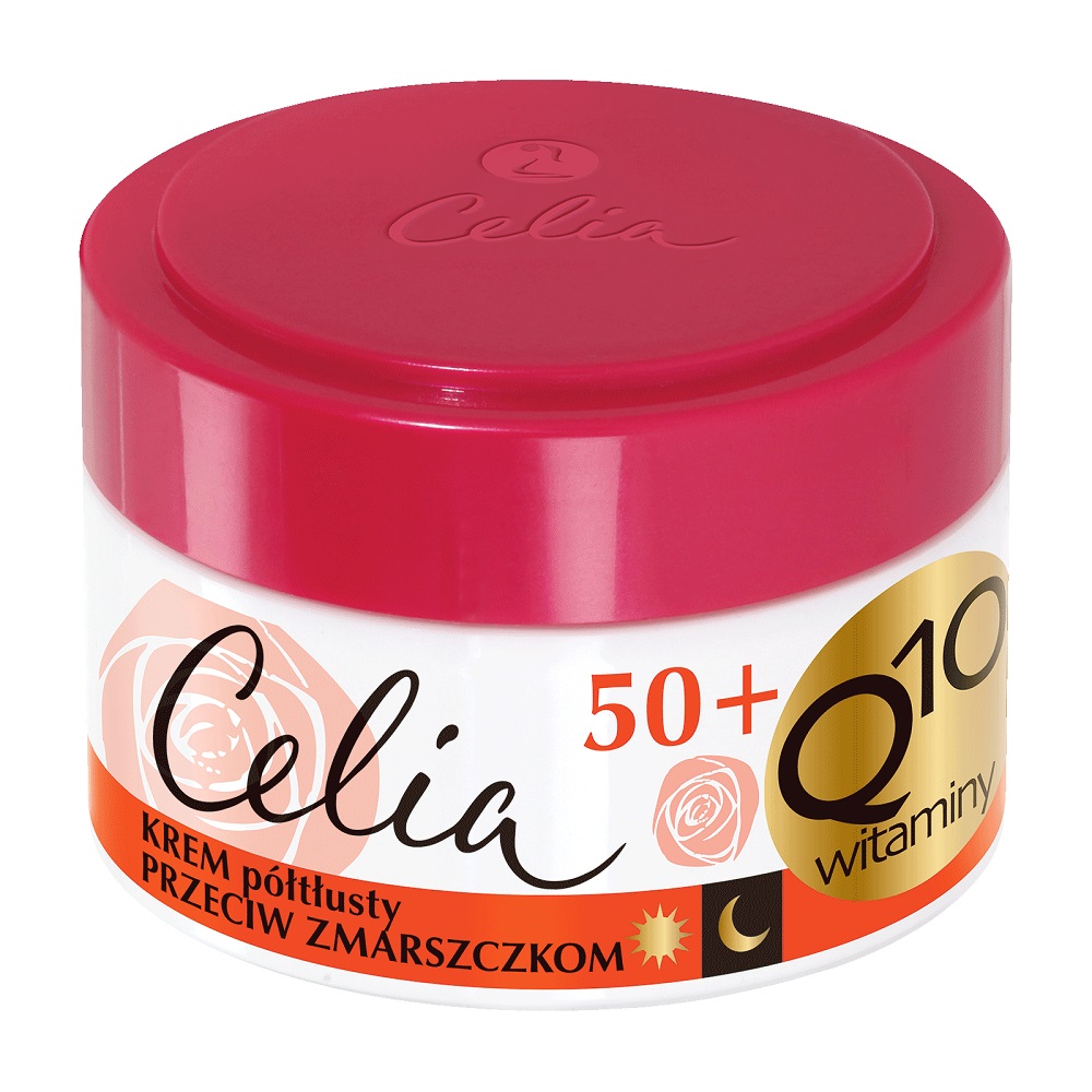 Q10 Vitamins Polotučný Denný A Nočný Krém Proti Vráskam 50+ 50ml