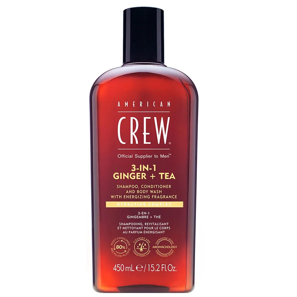 3 V 1 Ginger + Tea šAmpón, Kondicionér A Telový Umývací Gél 450 Ml