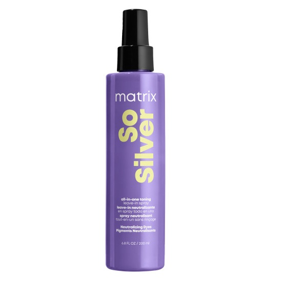 Total Results So Silver Neutralizačný Sprej Na šEdivé A Platinové Blond Vlasy 200 Ml