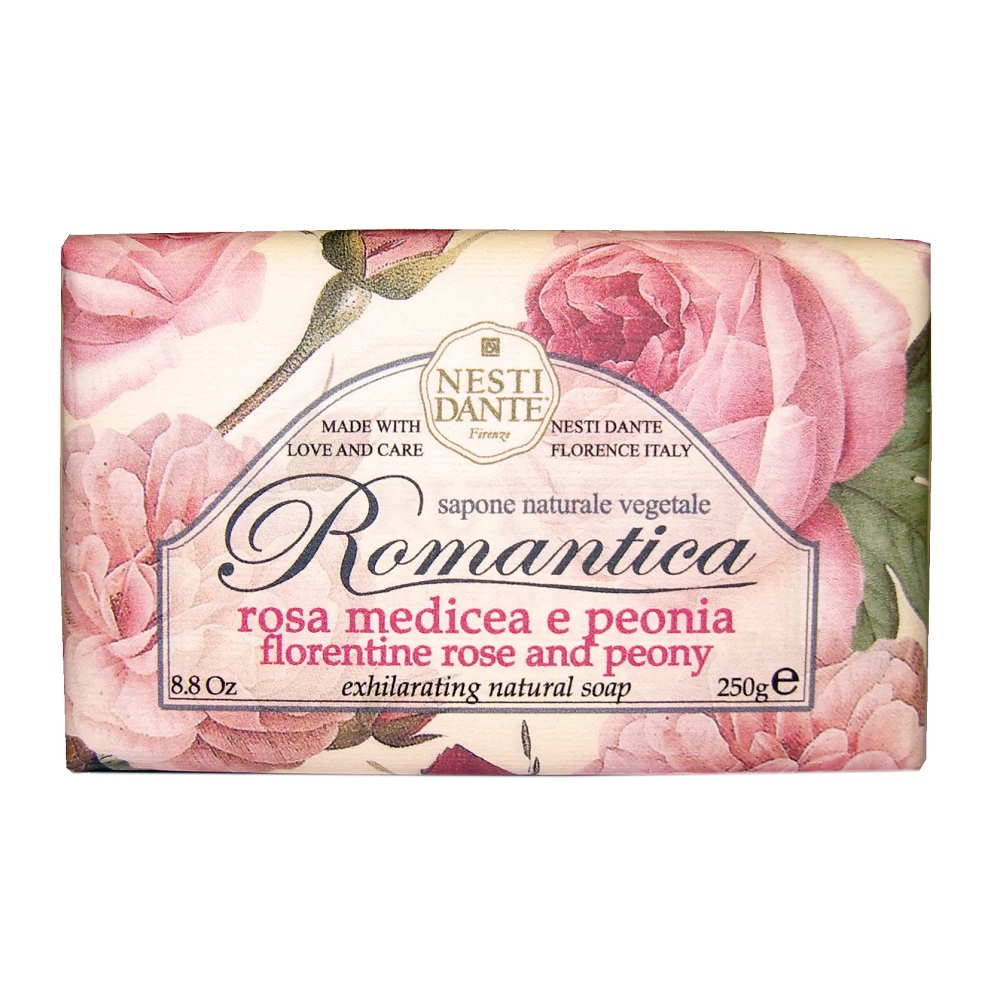 Romantica Florentin Rose And Peony Romantica Florentine Rose Peony Toaletné Mydlo Tuhá Mýdla
