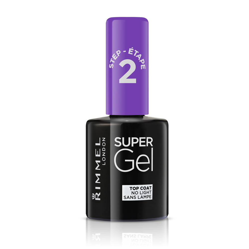RIMMEL_Super Gel Top Coat Zafixuje Efekt Gélovej Manikúry 12ml