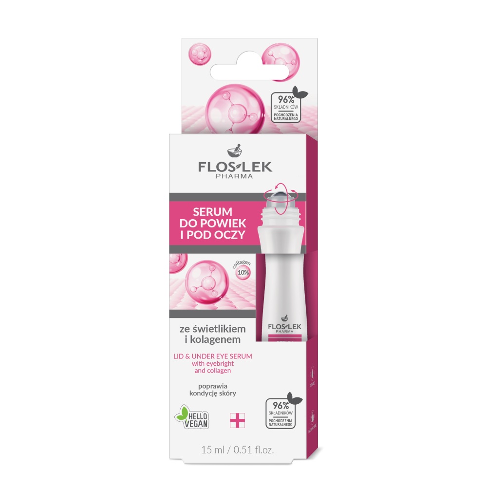 Kosmetyki Do Powiek I Pod Oczy Ze śWietlikiem Sérum Na Oči A Pod Oči S Očiankou A Kolagénom 15 Ml