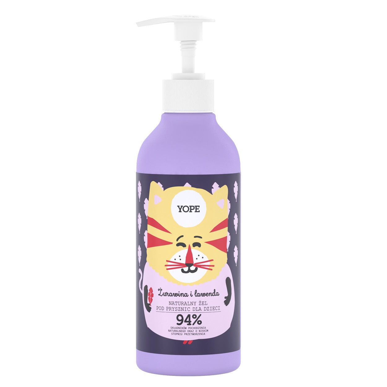 Prírodný Detský Sprchový Gél Brusnica A Levanduľa 400 Ml