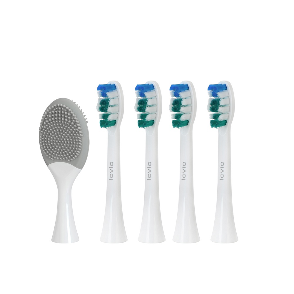 Końcówki Do Szczoteczki Miękkie LVTB124WK-HS ŠPičky Zubnej Kefky SonicProtect PRO Soft White LVTB124WK-HS 5ks