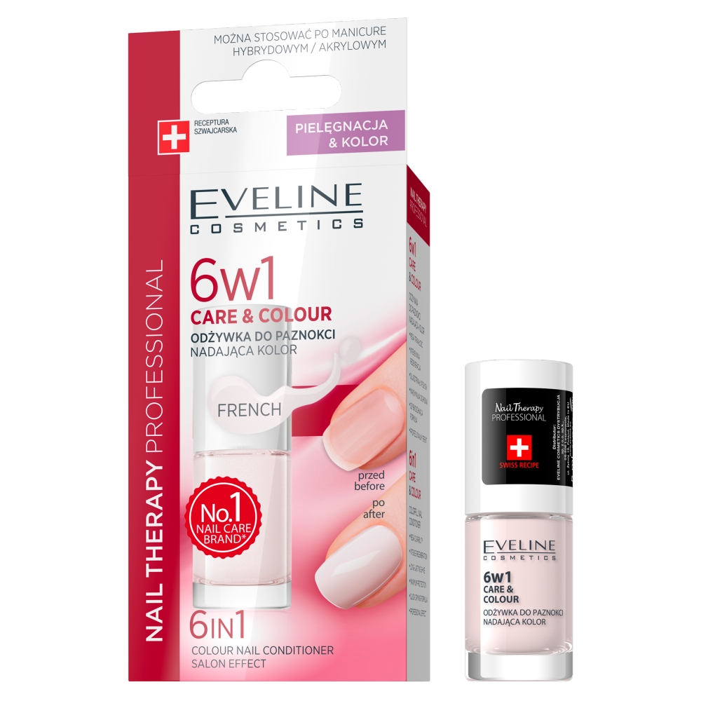 6v1 Care&Colour Kondicionér Na Nechty S Francúzskou Farbou 5ml