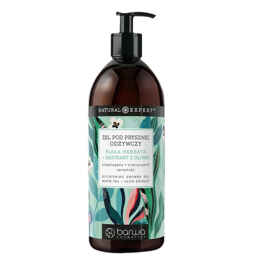 Natural Expert Vyživujúci Sprchový Gél Biely čAj + Olivový Extrakt 480ml