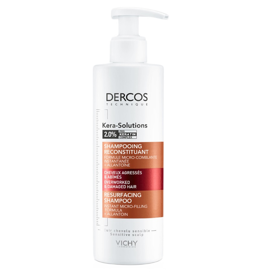 Dercos Kera-Solutions Obnovujúci šAmpón Na Suché A Poškodené Vlasy 250ml