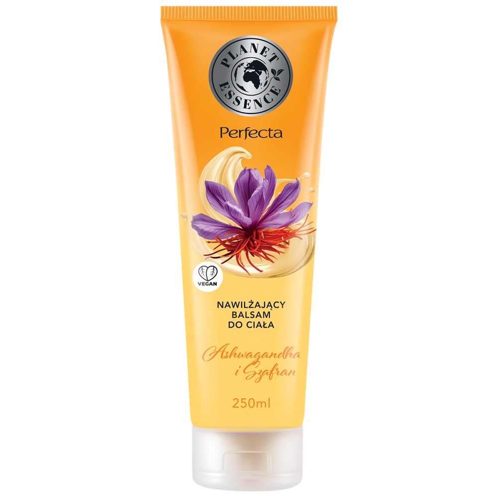 Planet Essence Hydratačné Telové Mlieko Ashwagandha A šAfran 250ml
