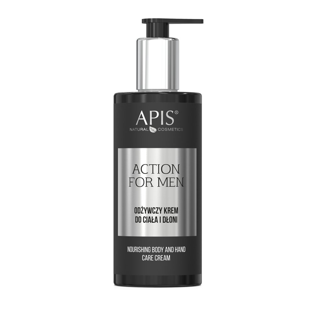 Výživný Krém Na Telo A Ruky Action For Men 300ml