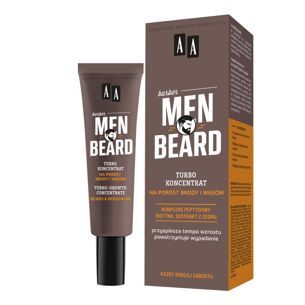 Men Beard Turbo Koncentrát Na Rast Brady A Fúzov 30ml