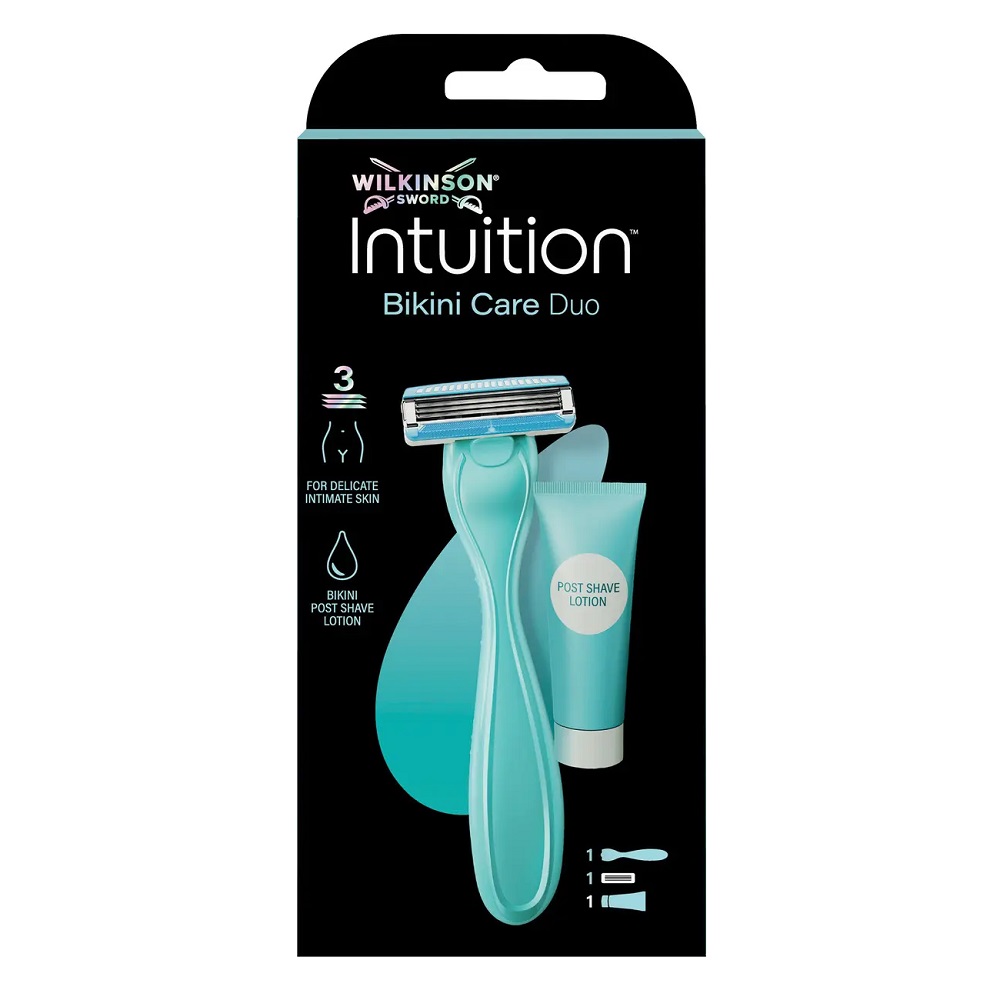 Intuition Bikini Care Duo Sada Holiaceho Strojčeka S 3 čEpieľkami + Upokojujúci Balzam…