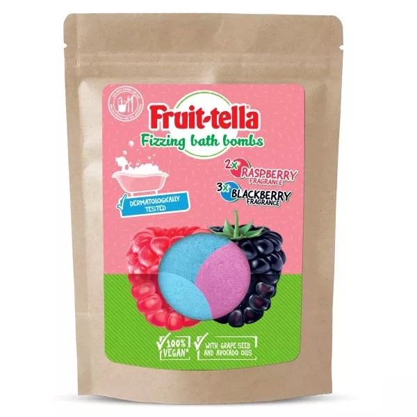 FRUITTELLA_Blueberry, Raspberry šUmivé Guličky 5x50g
