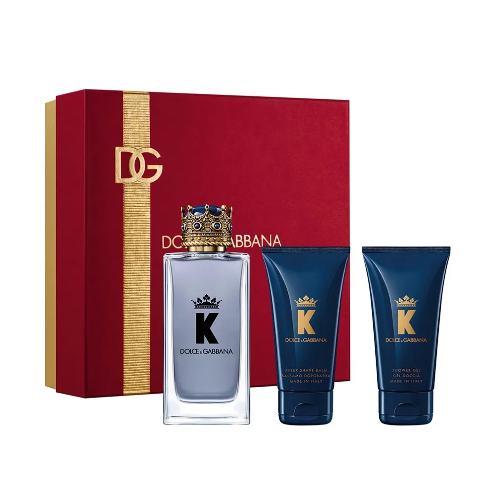 K By Dolce & Gabbana Sada: Toaletná Voda V Spreji 100 Ml + Sprchový Gél 50 Ml + Balzam Po Holení 50 Ml