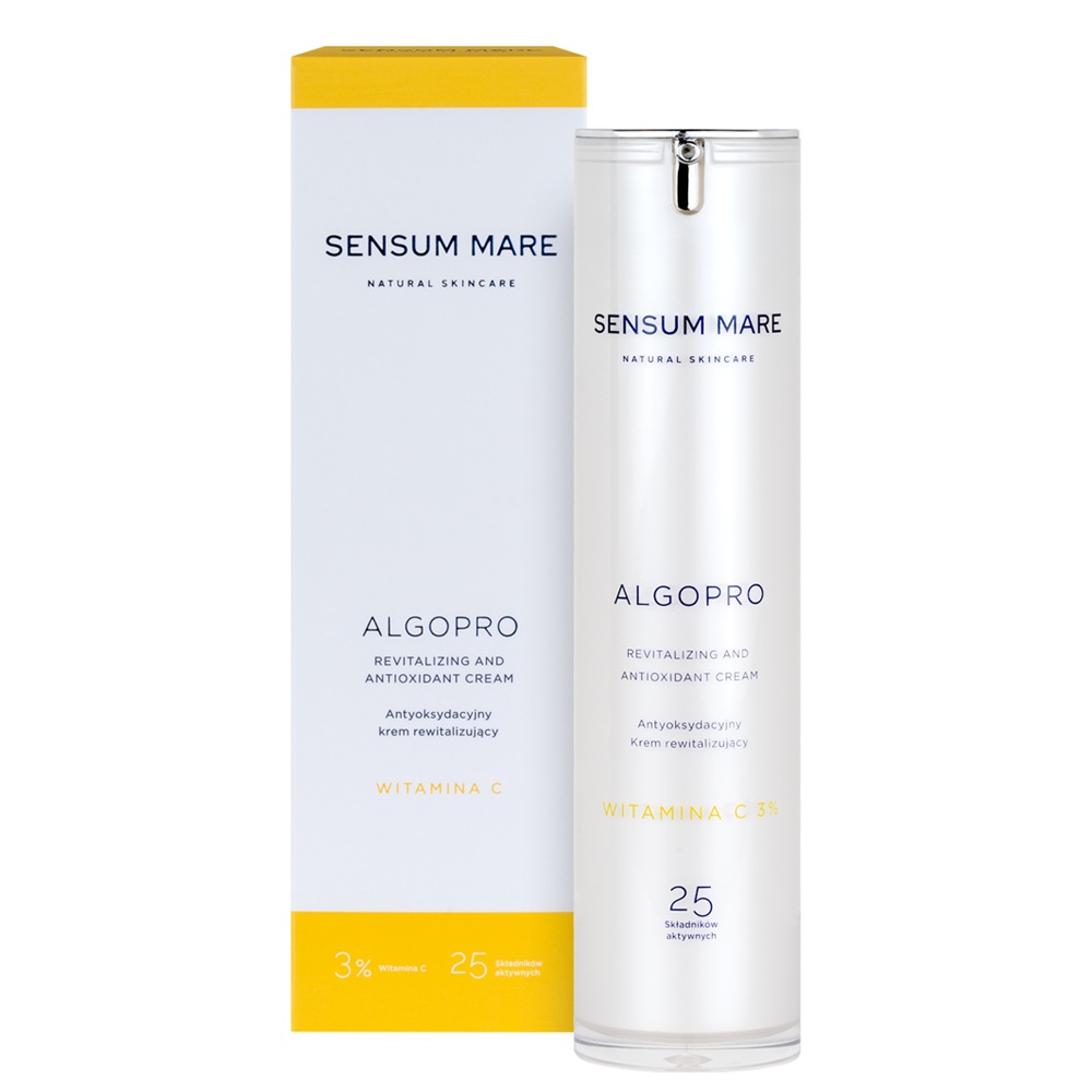 Algopro Antioxidačný Revitalizačný Krém Na Tvár S 3% Vitamínom C 50ml