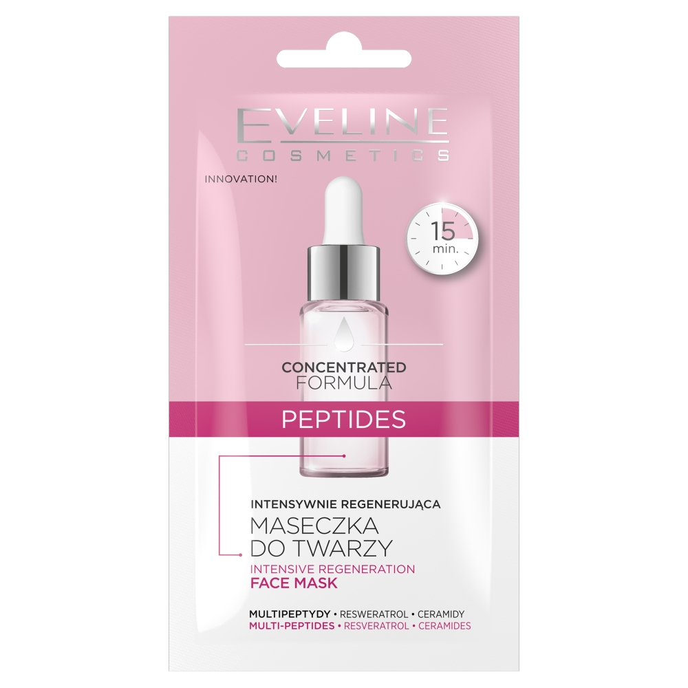 Koncentrovaná Formula Intenzívnej Regeneračnej Pleťovej Masky Peptides 8ml