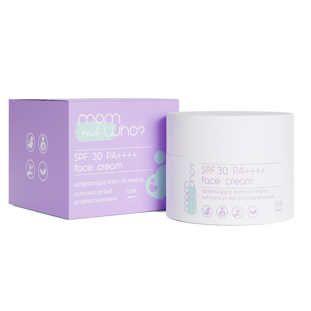 Mama A Kto, Skrášľujúci Krém Na Tvár SPF30 Na Ochranu Pred Hyperpigmentáciou 50ml