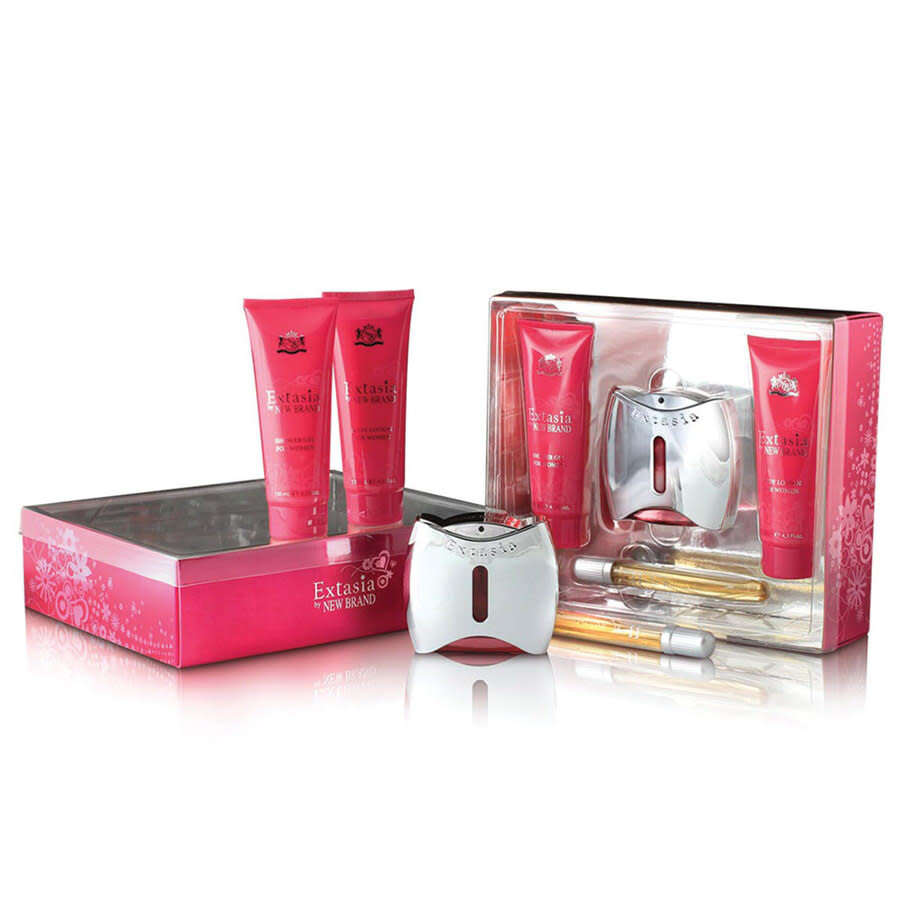 Extasia For Women Sada Parfumovaná Voda V Spreji 100ml + Telové Mlieko 130ml + Sprchový Gél 130ml + Parfumovaná Voda V Spreji 15ml