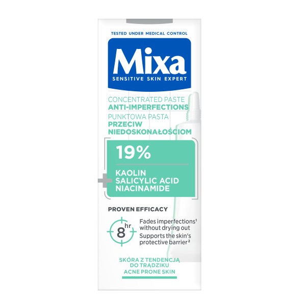 Kwas Salicylowy + Niacynamid Koncentrovaná Pasta Na Lokálne Ošetrenie Nedokonalostí 15 Ml