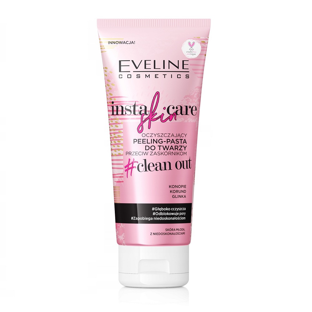 Insta Skin Care čIstiaca Peelingová Pasta Na Tvár Proti čIernym Bodkám 75 Ml