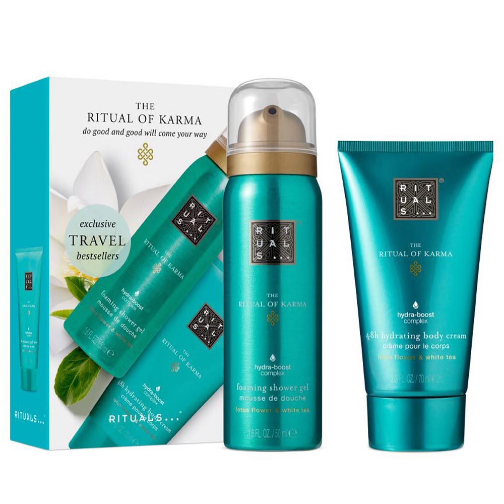 The Ritual Of Karma Gift Set The Ritual Of Karma – Sada: Sprchová Pena 50 Ml + Telový Krém 70 Ml