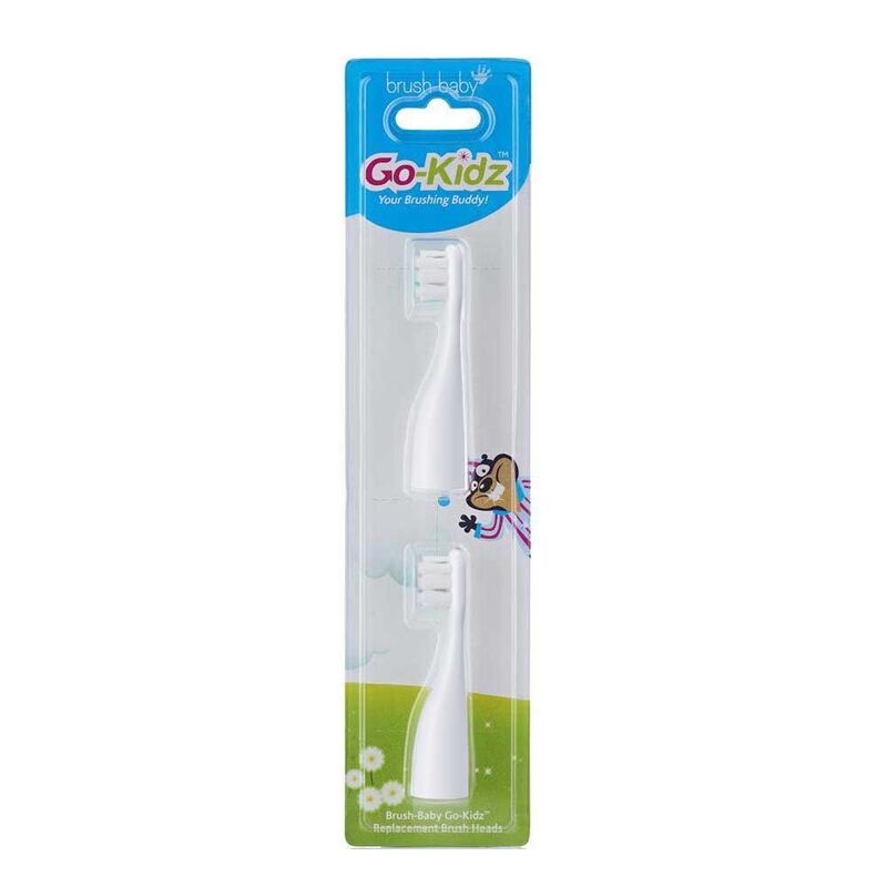 BRUSH BABY_Go Detské Sonické šPičky Na Zubnú Kefku 2ks.